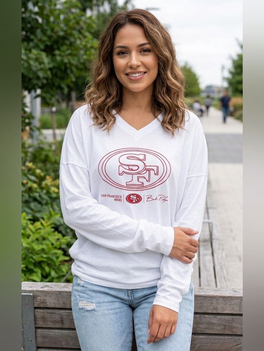 160. NWT- FANATICS San Francisco 49ers Brock Purdy Signature Long Sleeve Tee NFL